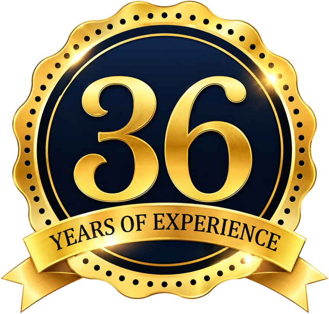 36 years of experience